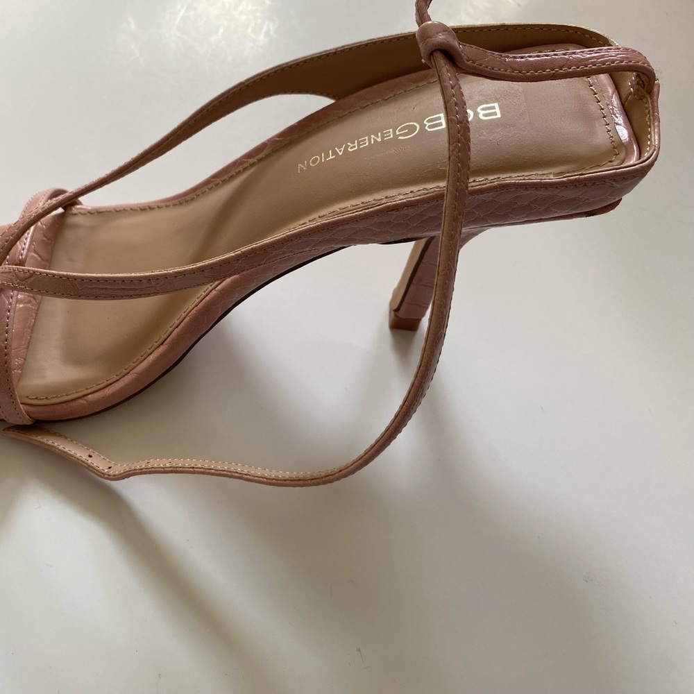 BCBG MIDONY CZ ROS SNK HEEL SANDALS - U.S SIZE 8.5 - Picture 6 of 14